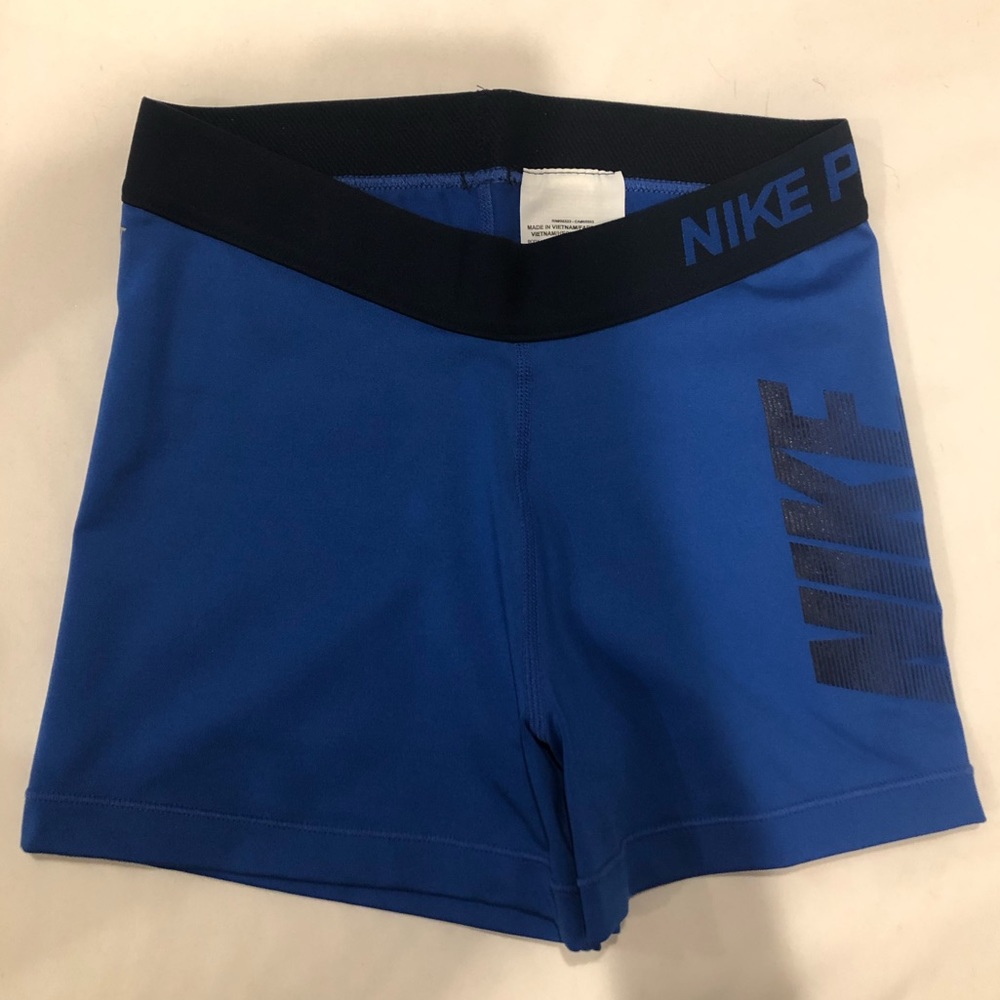 Blue Nike Women's Core Pro 3'' Shorts